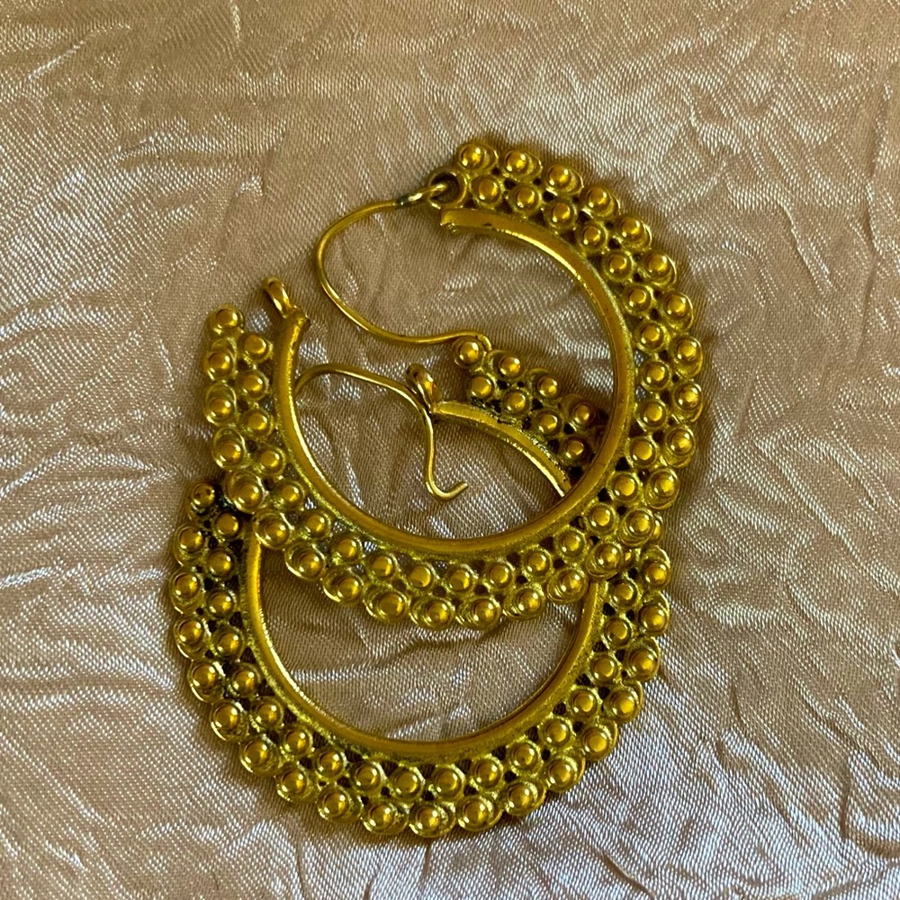 MANDALA hoop earrings